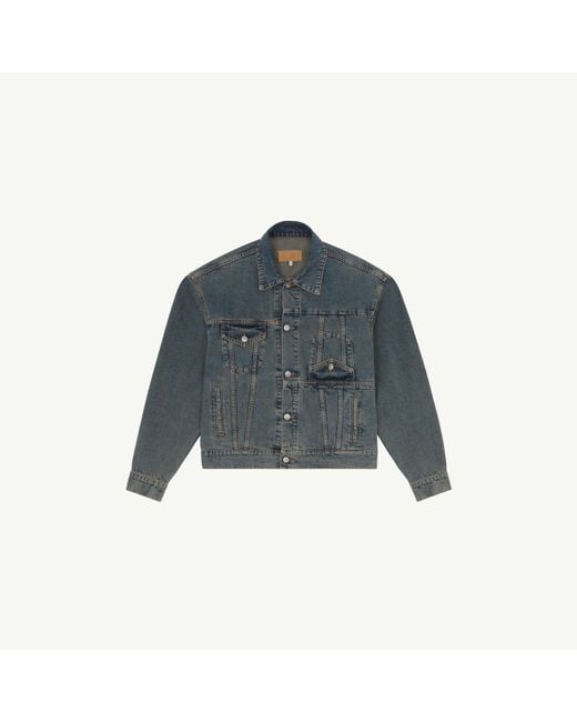 MM6 by Maison Margiela Blue Denim Jacket for men