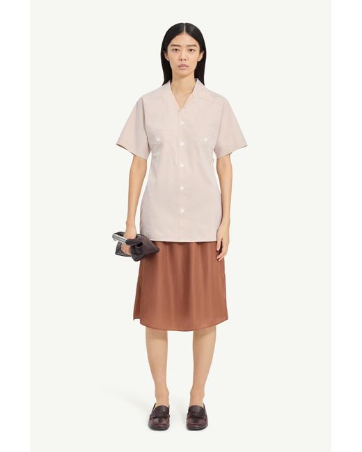 MM6 by Maison Margiela Pink Tailored Poplin Shirt