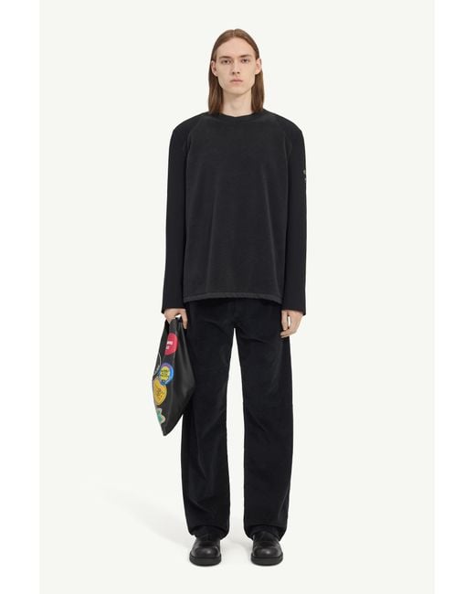 MM6 by Maison Margiela Blue Long-Sleeve Top for men