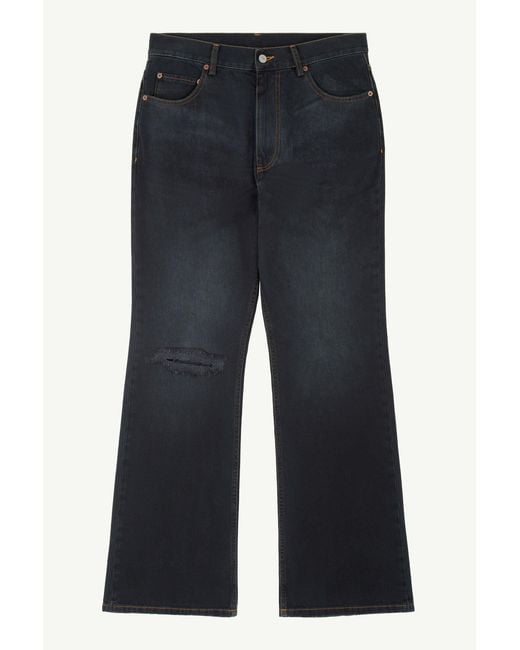 MM6 by Maison Margiela Blue Straight-Leg Jeans for men