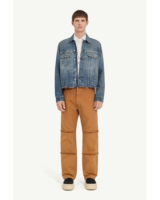MM6 by Maison Margiela Blue Denim Jacket for men