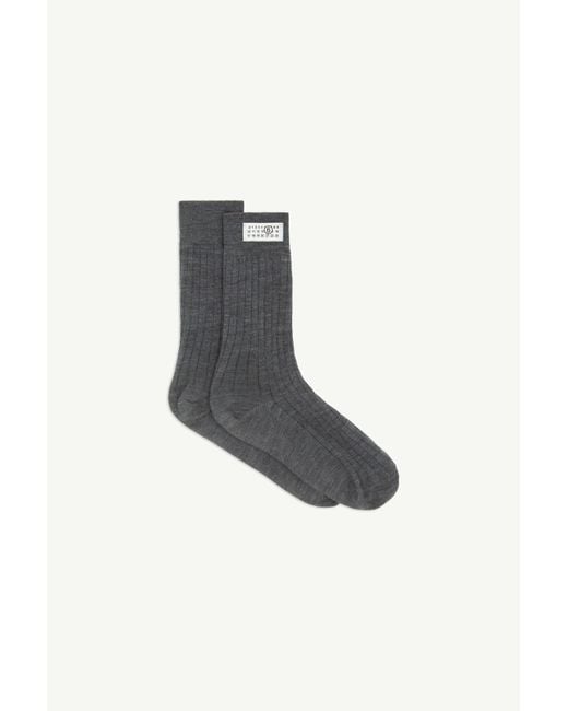 MM6 by Maison Margiela Multicolor Wool Blend Socks