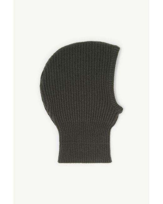 MM6 by Maison Margiela Green Knit Balaclava