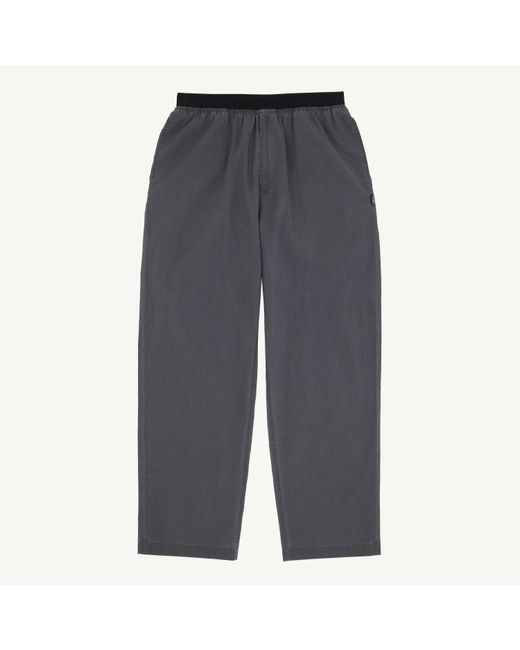 MM6 by Maison Margiela Gray Washed Cotton Drawstring Trousers for men