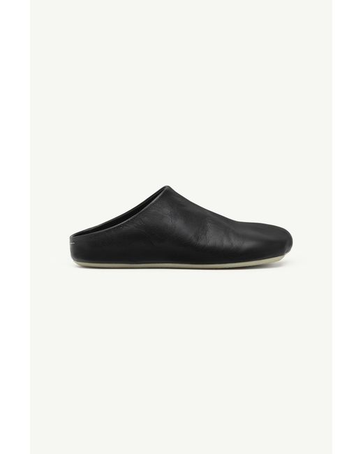 MM6 by Maison Margiela Black Factory Sabots