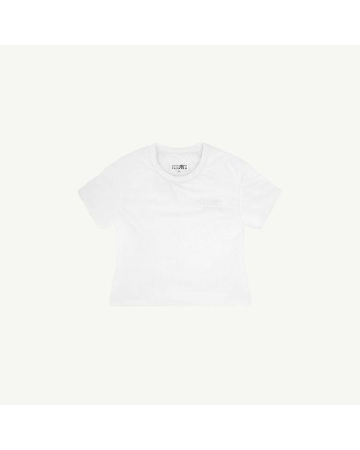 MM6 by Maison Margiela White Padded T-Shirt