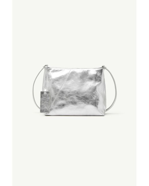 MM6 by Maison Margiela White Folded Japanese Shoulder Bag