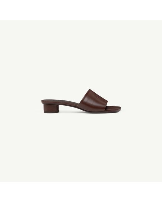 MM6 by Maison Margiela Brown Anatomic Sandals