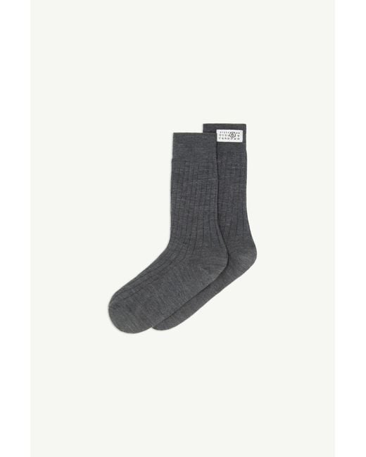 MM6 by Maison Margiela Multicolor Wool Blend Socks