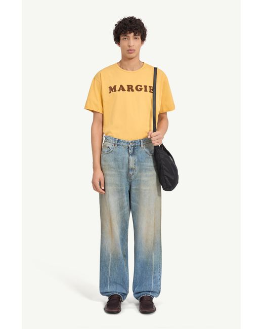 MM6 by Maison Margiela Blue Straight-Leg Jeans for men