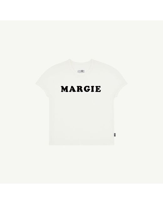 MM6 by Maison Margiela White Vintage Jersey T-Shirt