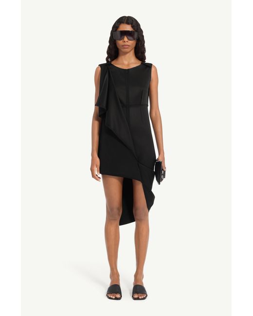 MM6 by Maison Margiela Black Longline Dress