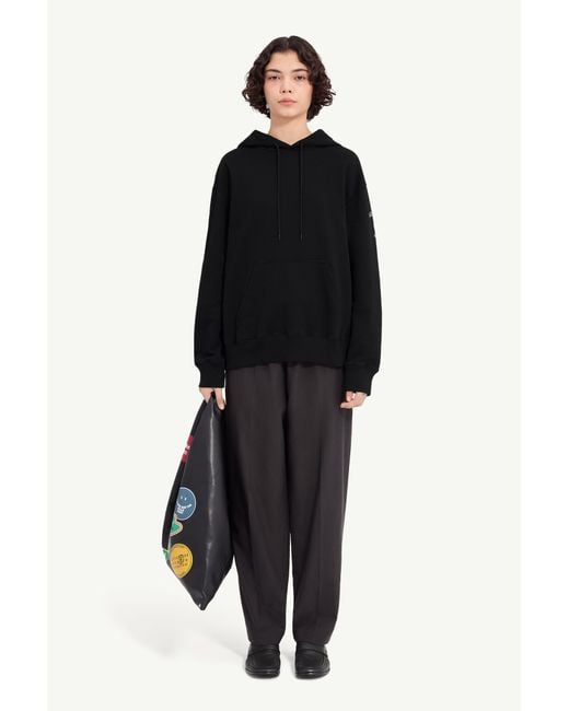 MM6 by Maison Margiela Black Mannequin-Print Sweatshirt