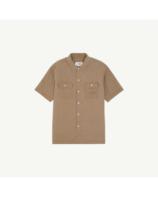 MM6 by Maison Margiela Natural Cotton Shirt for men