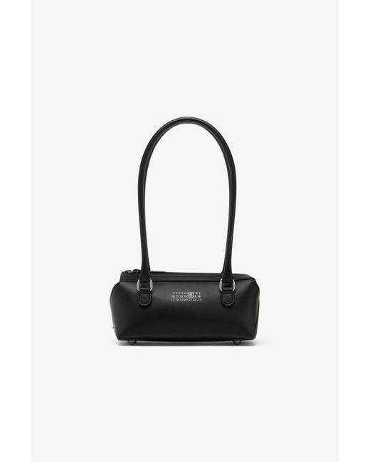MM6 by Maison Margiela Black Bauletto Shoulder Bag Mini