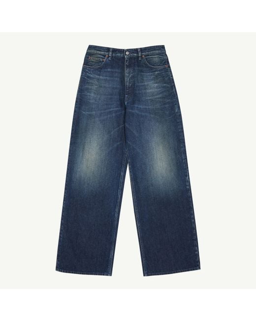 MM6 by Maison Margiela Blue Wide-Leg Jeans for men