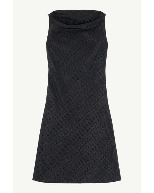 MM6 by Maison Margiela Black Jacquard Dress