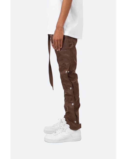 MNML Snap Zipper Ii Cargo Pants in Brown for Men | Lyst