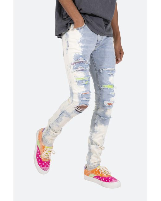 MNML X409 Stretch Rhinestone Denim in 