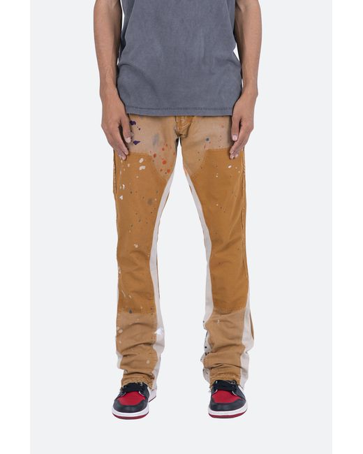 MNML B243 Flare Denim in Brown for Men | Lyst