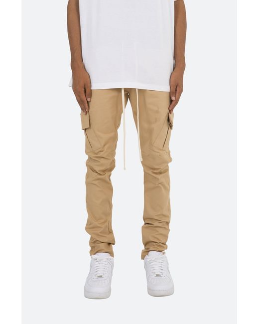 MNML Cotton Cargo Drawcord Ii Pants in Khaki (Green) for Men | Lyst