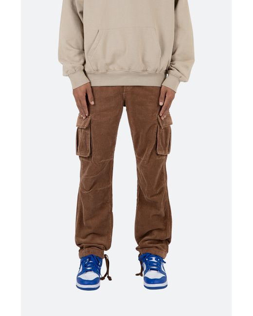 MNML Vintage Corduroy Cargo Pants in Brown for Men | Lyst