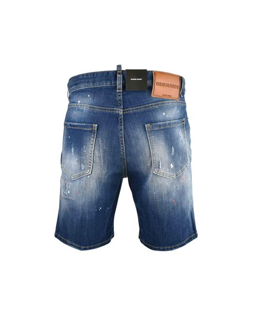 Corto Marino DSquared² de hombre de color Blue