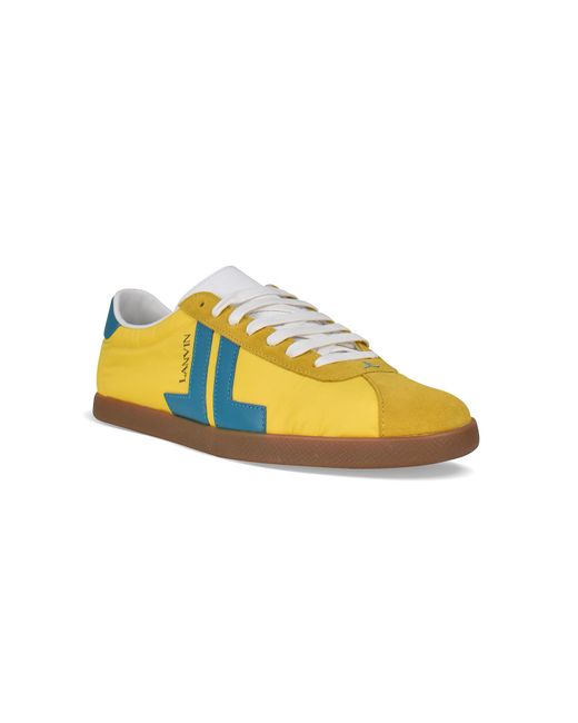 Lanvin Yellow Glen Sneakers for men