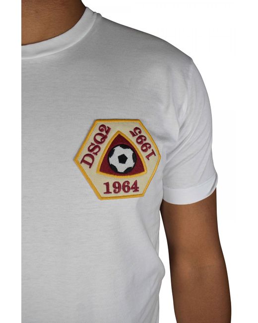 DSquared² White T-shirt for men