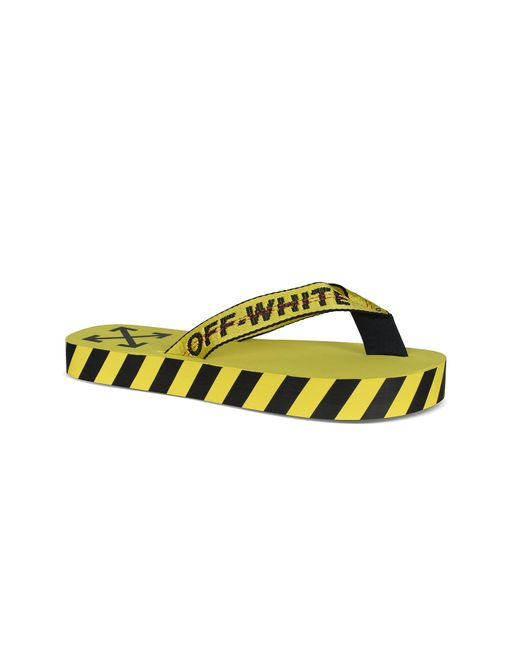off white flip flops mens