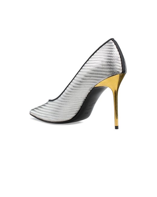 Escarpins Ruby Balmain en coloris Metallic