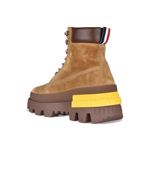 Moncler Brown Mon Corp Boots for men