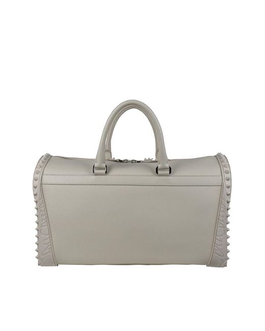 Christian Louboutin Gray Sneakender Travel Bag for men