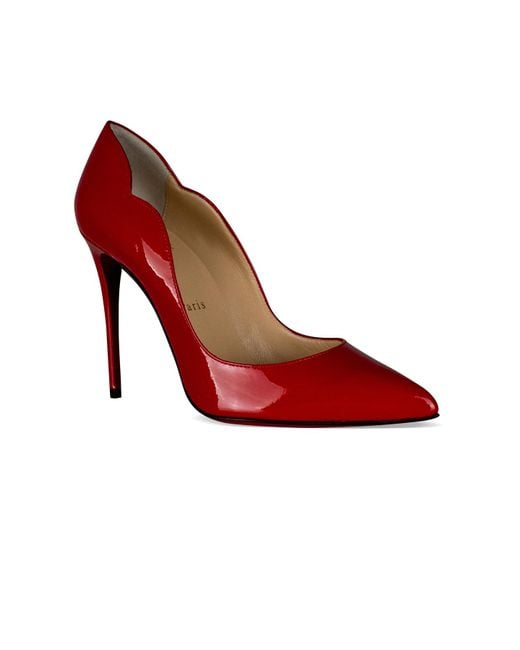 Décolleté Hot Chick di Christian Louboutin in Red