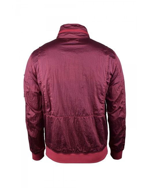Stone Island Red Waterproof Jacket for men