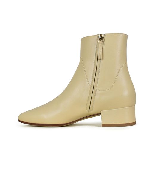 Francesco Russo Natural Leather Boots