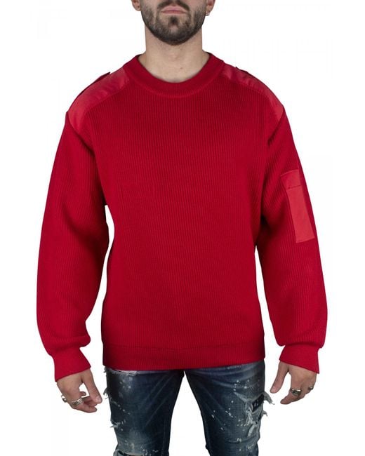Balenciaga Red Sweater for men