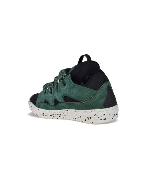 Lanvin Green Curb Sneakers for men