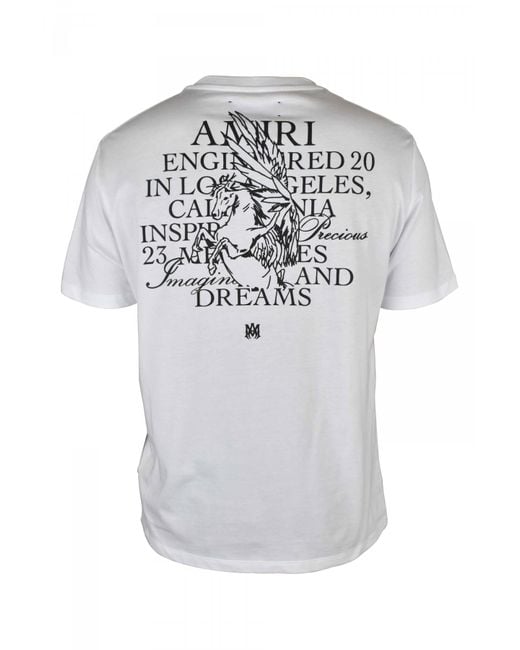Amiri White Precious Memories T-shirt for men