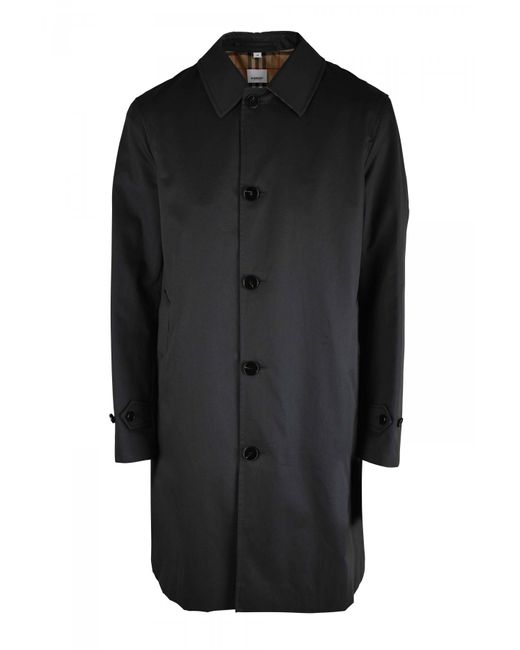 Burberry Black Trench Coat for men