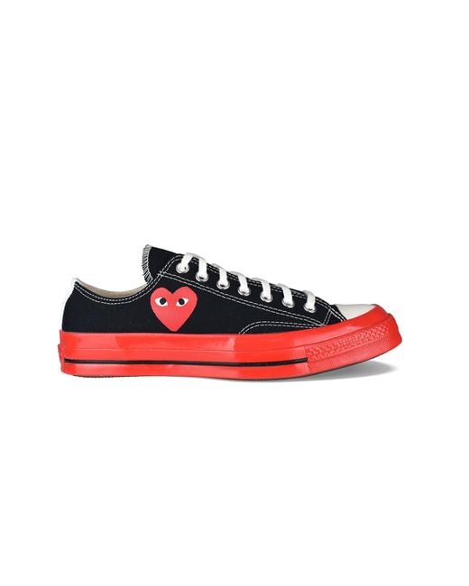 Sneakers Chuck Taylor di Comme des Garçons in Red