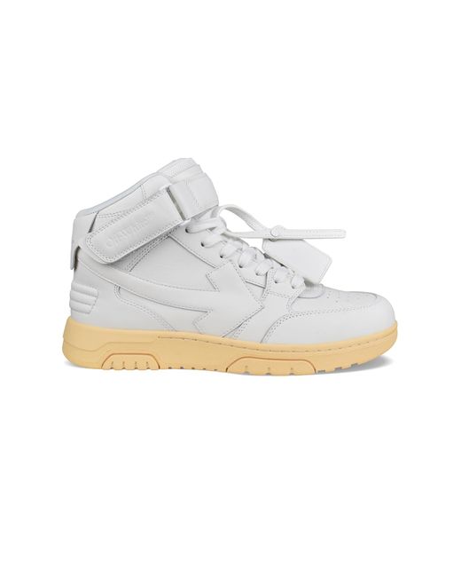Off-White c/o Virgil Abloh White Out Of Office Mid Sneakers for men