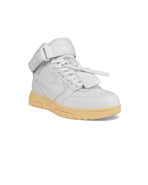 Off-White c/o Virgil Abloh White Out Of Office Mid Sneakers for men