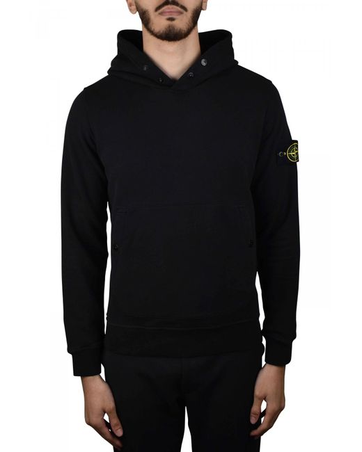 Stone Island Kapuzen-Sweatshirt in Black für Herren
