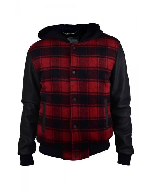 Philipp Plein Red Bomber Jacket for men