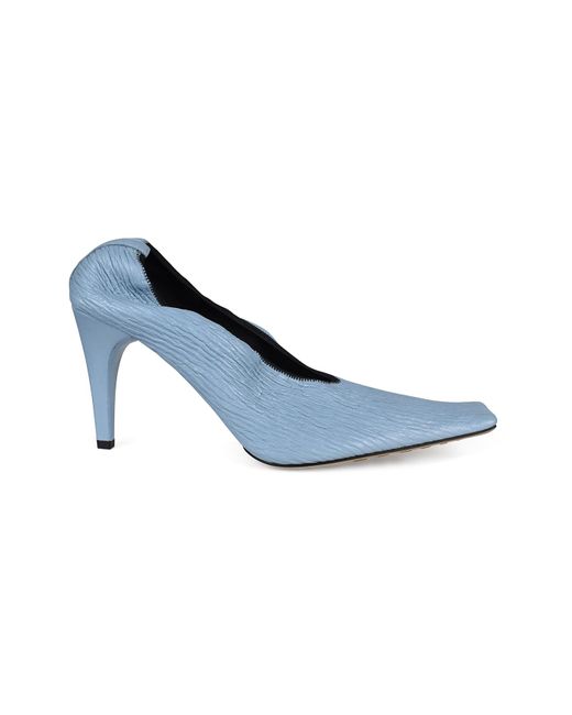 Bottega Veneta Blue Crunch Pumps