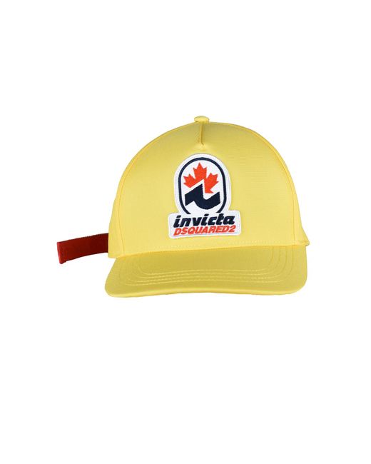 DSquared² Cap in Yellow for Men | Lyst
