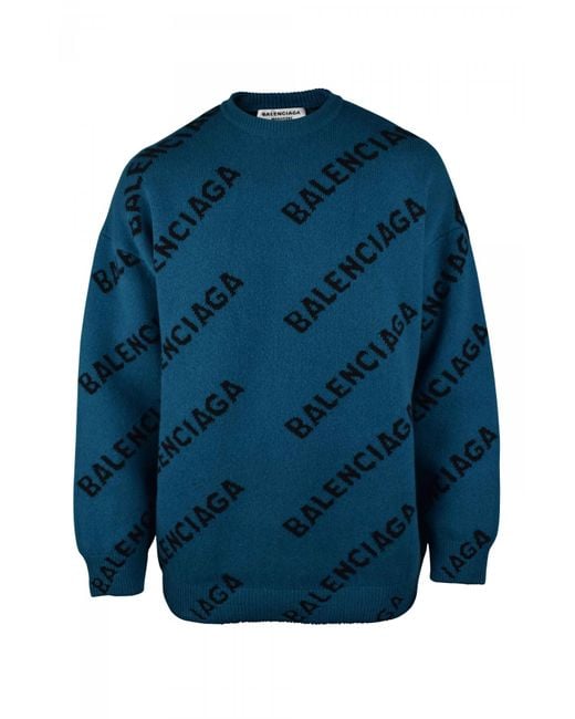 Balenciaga Blue Pullover