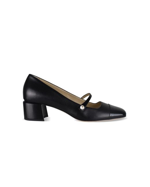Jimmy Choo Black Elisa 45 Pumps