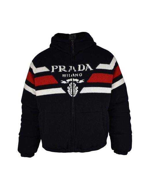 Chaqueta de pluma Prada de hombre de color Black
